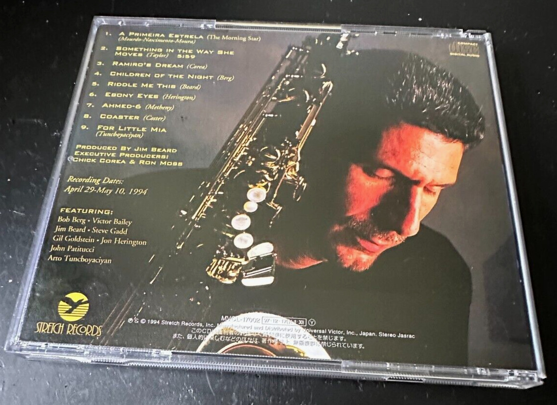 BOB BERG ''RIDDLES'' - JAPAN CD - STEVE GADD / JOHN PATITUCCI / VICTOR BAILEY