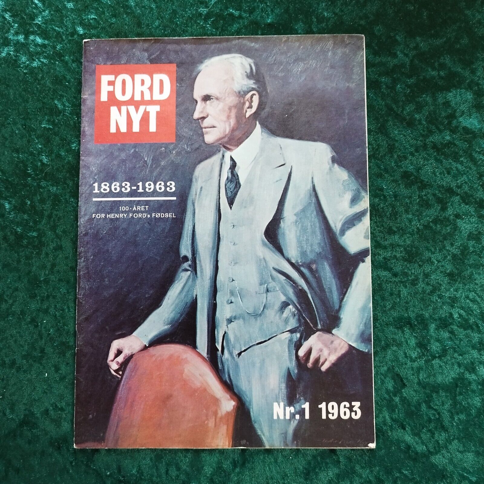 Danish magazine celebrating 100th Ann of Henry Ford's Birth 1863-1963