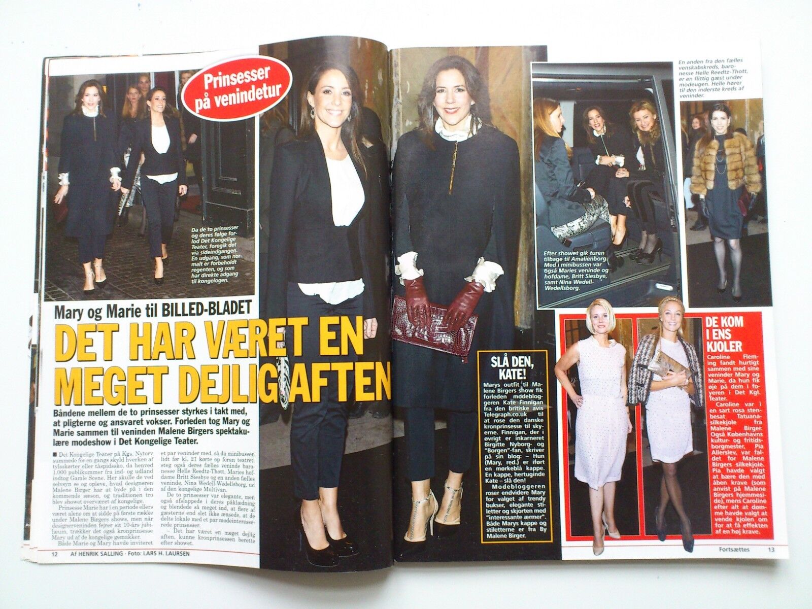 Danish magazine "Billed Bladet" Nr6/2013Royals/TV and Film stars