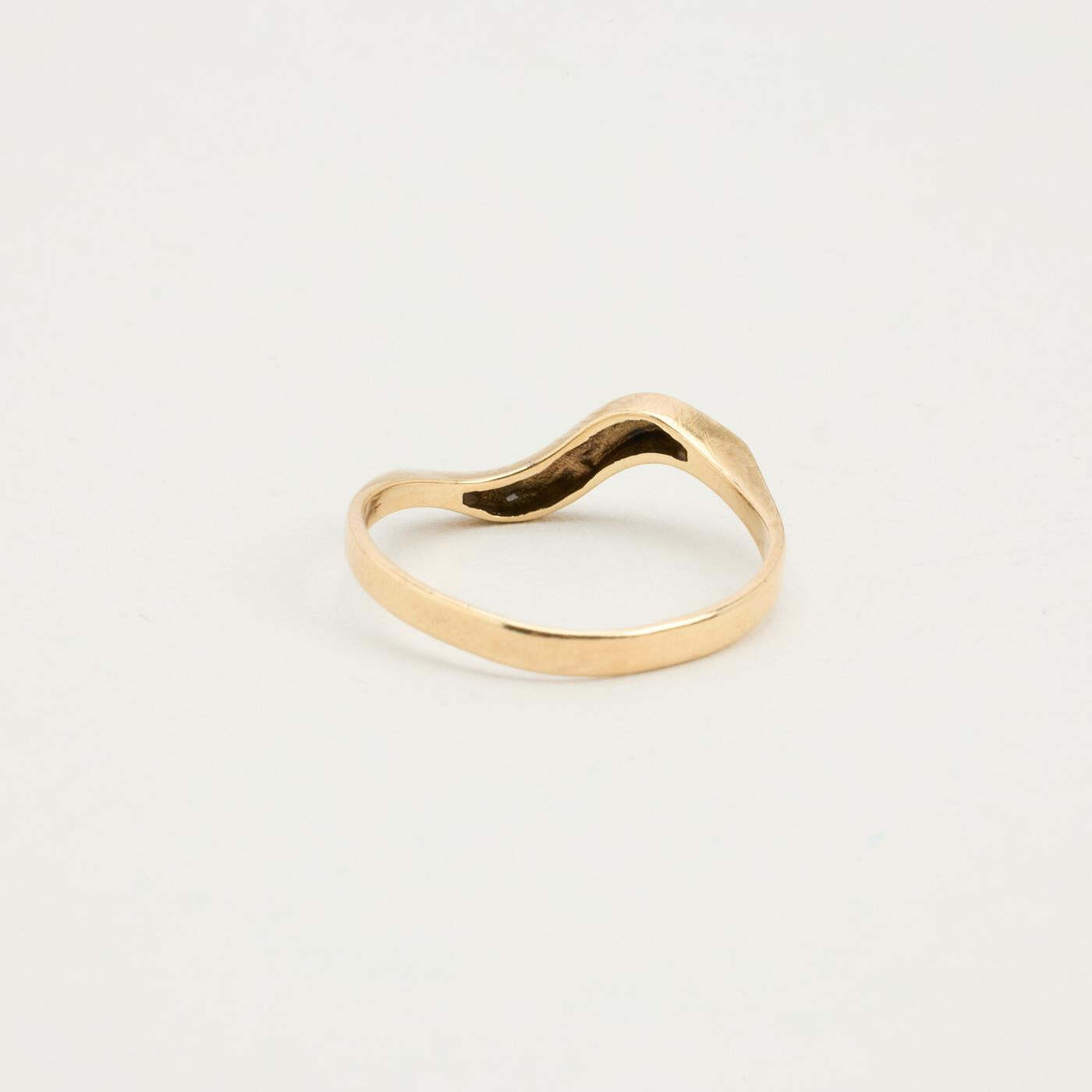 Ring in 8K Gold size 6½ | Vintage Solid Gold | Fine Jewelry | Danish