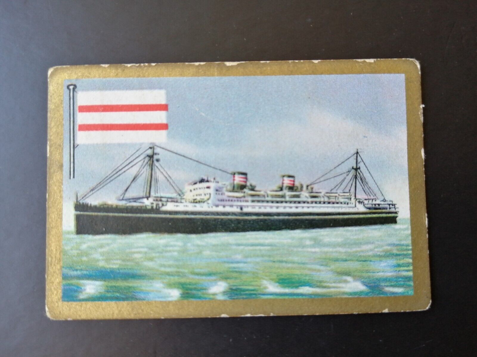 German SABA tobacco ship trading card 1931-33No 228"Tiger" England