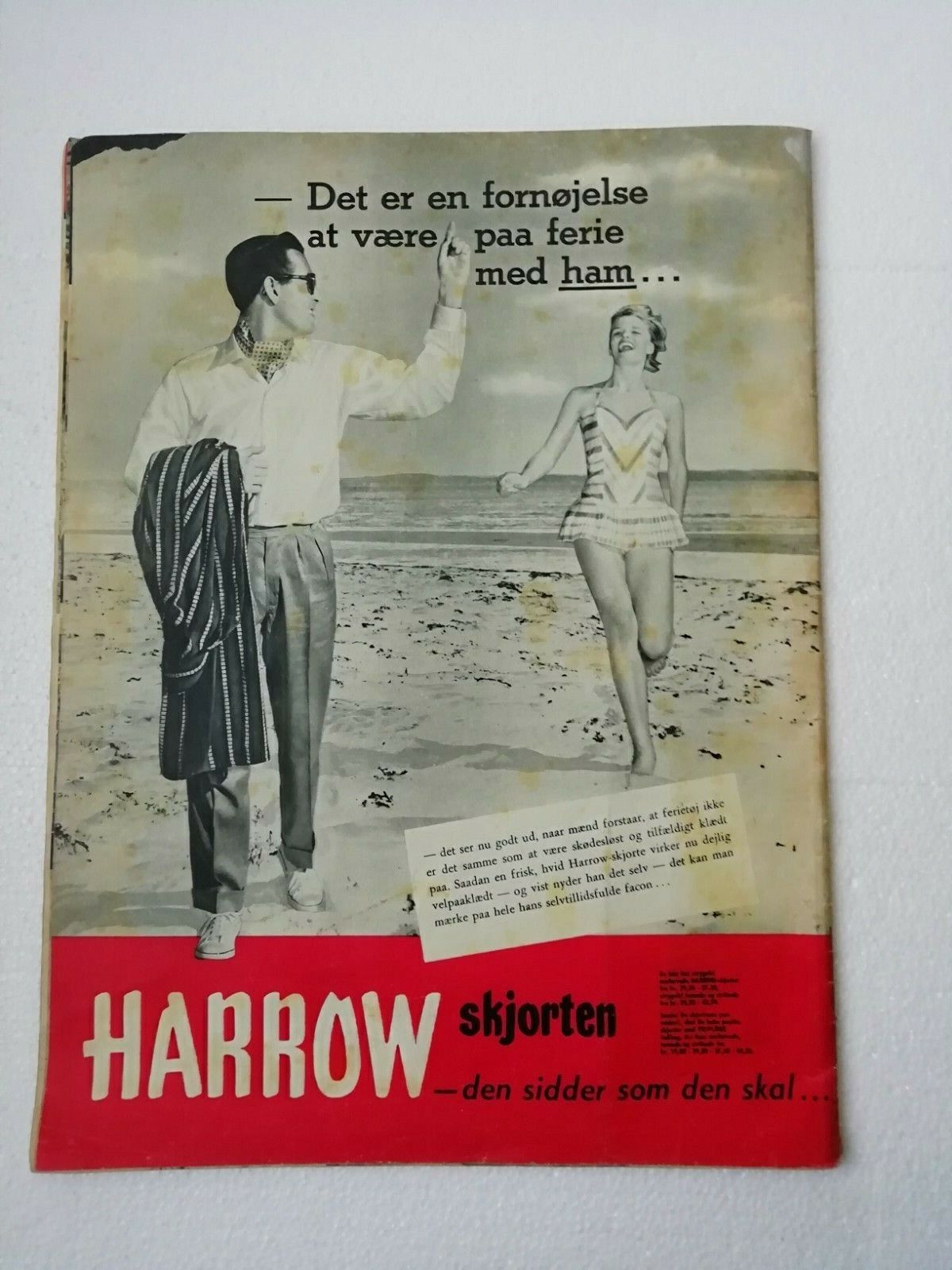 Danish magazine"Billed Bladet" no 261959Brigitte Bardot and Jacques Charrier