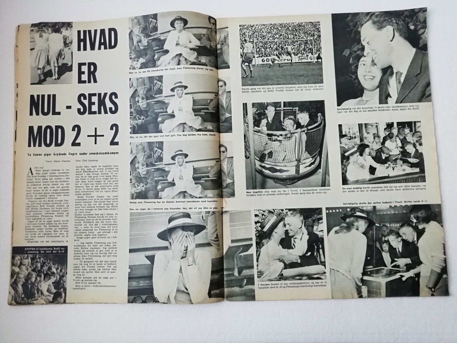 Danish magazine"Billed Bladet" no 261959Brigitte Bardot and Jacques Charrier