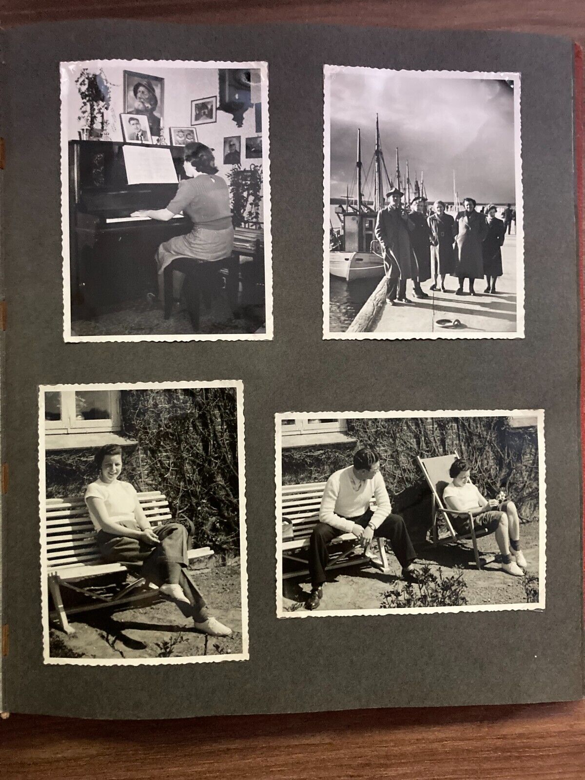 Daily Family Life in Denmark 1950s Unique Vintage Photo Album +100 pcs