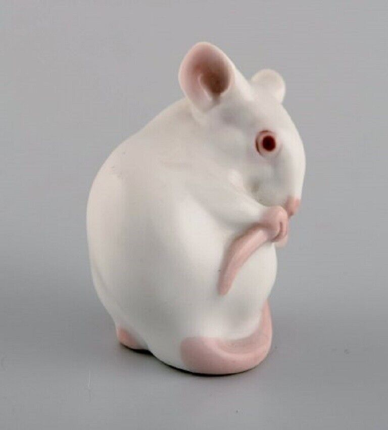 Dahl Jensen for Bing  Grøndahl Porcelain figure White mouse