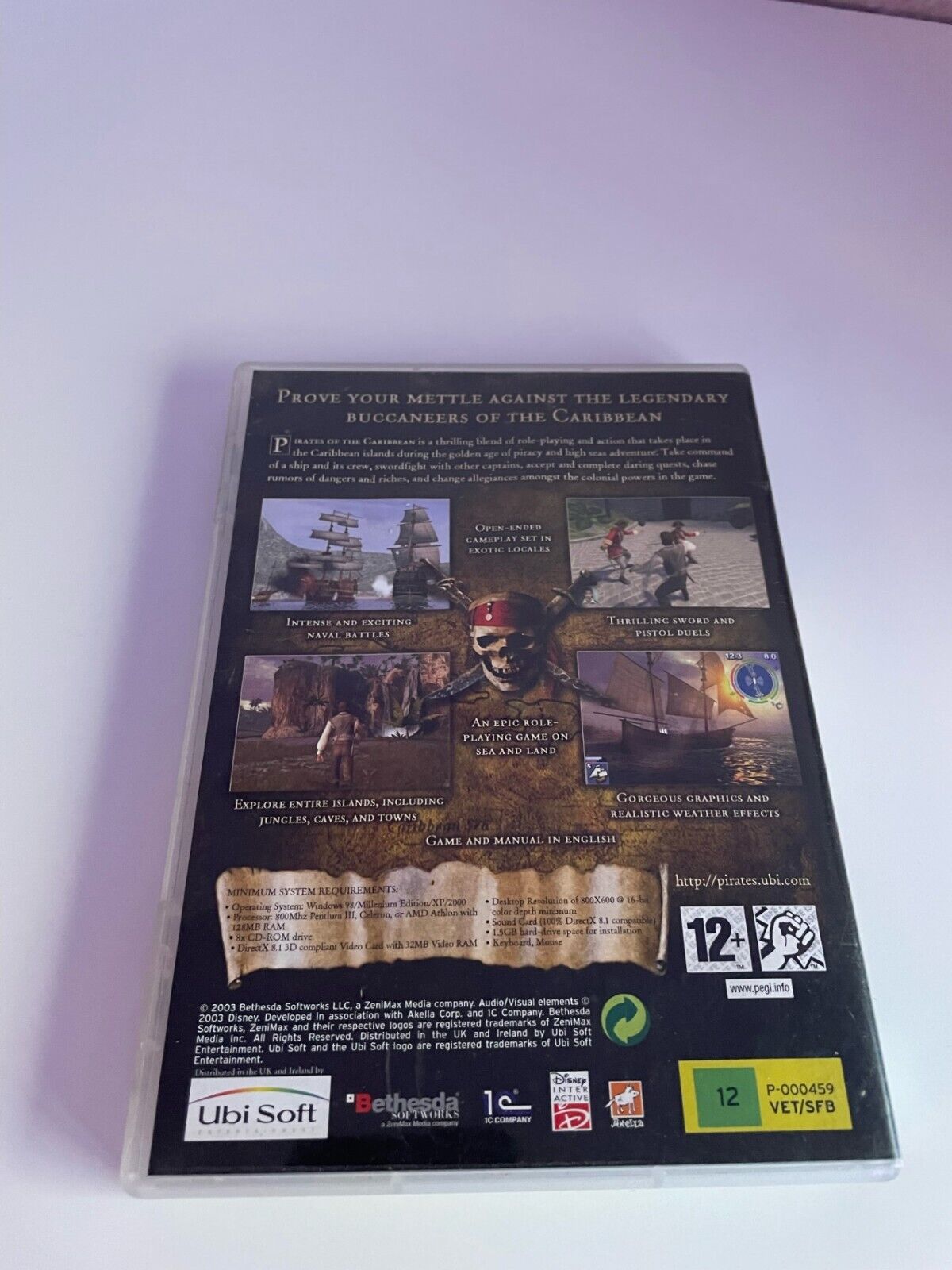 PC GAME Pirates of the Caribbean  (2003 PC / CD ROM) Complete BOX w/ Manual