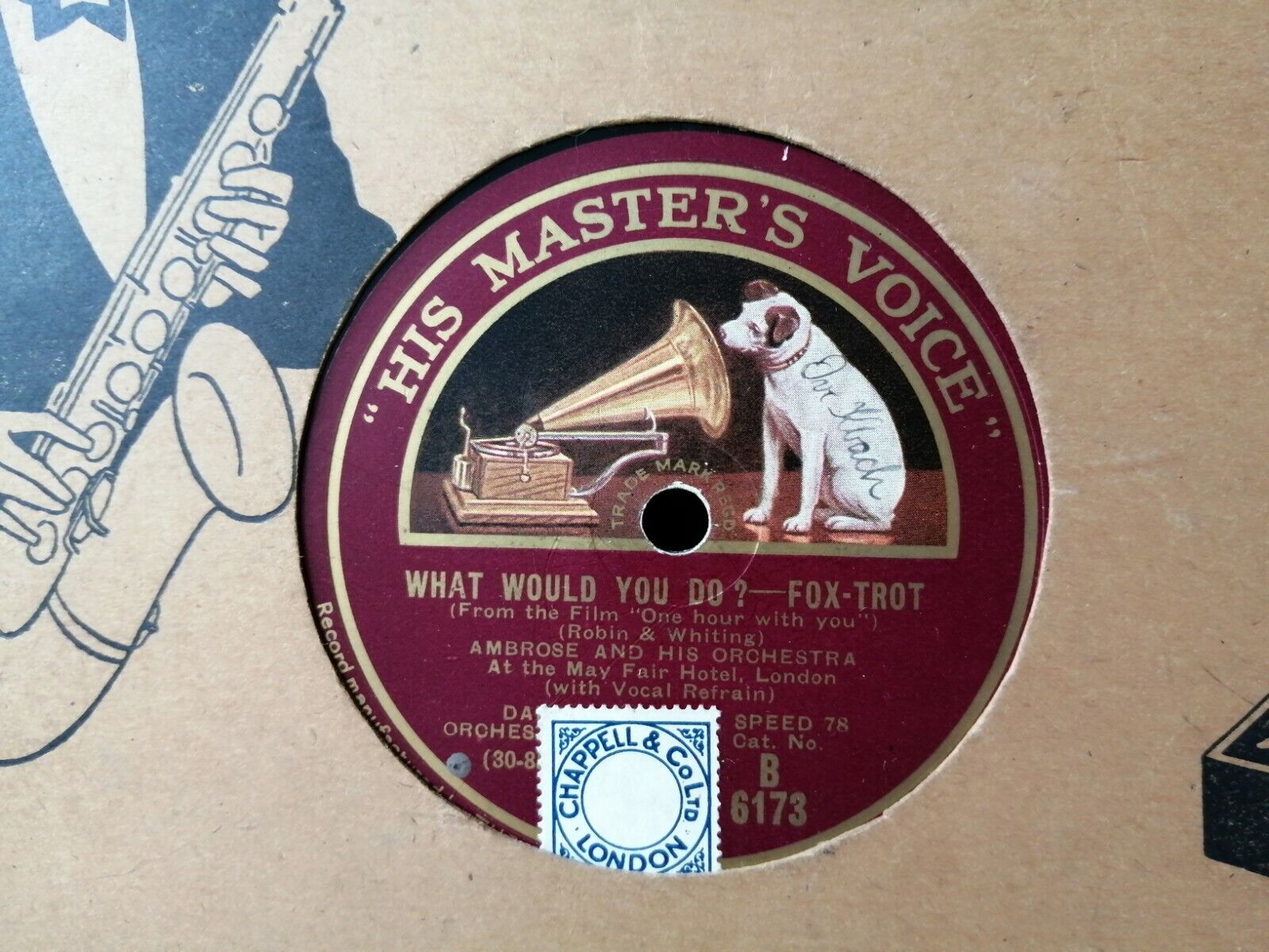 78 rpmAMBROSE AND HIS ORCHESTRAWhat Would You Do?/One Hour With YouHMV UK