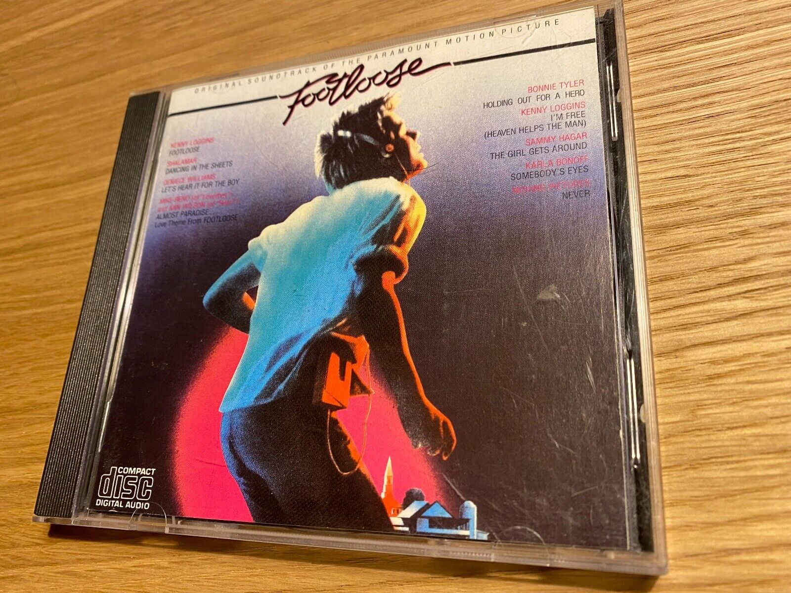 FOOTLOOSE ORIGINAL SOUNDTRACK 9 TRACK CD ALBUM 1984 CBS RECORDS AUSTRIA 1 PRESS