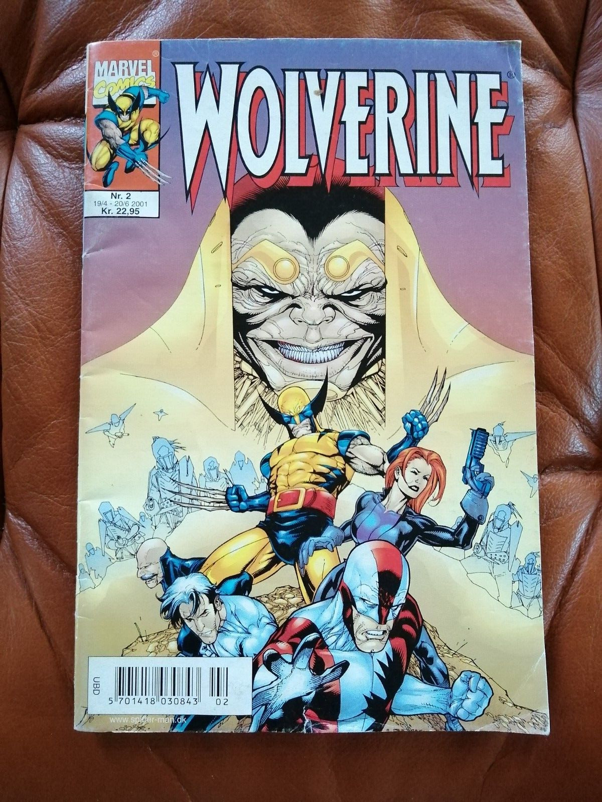 Danish comic magazineWolverine Marvel ComicsNo 2  2001