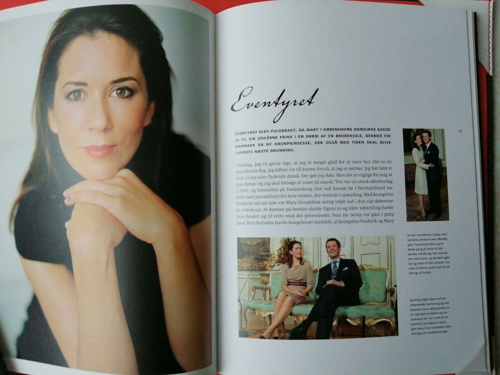 Danish book about Princess Mary of DenmarkA Princess with styleFrom 2006