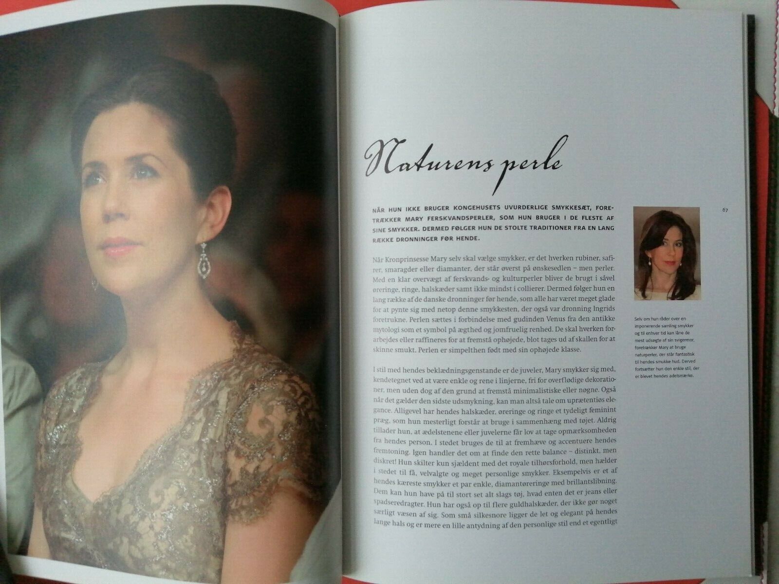 Danish book about Princess Mary of DenmarkA Princess with styleFrom 2006