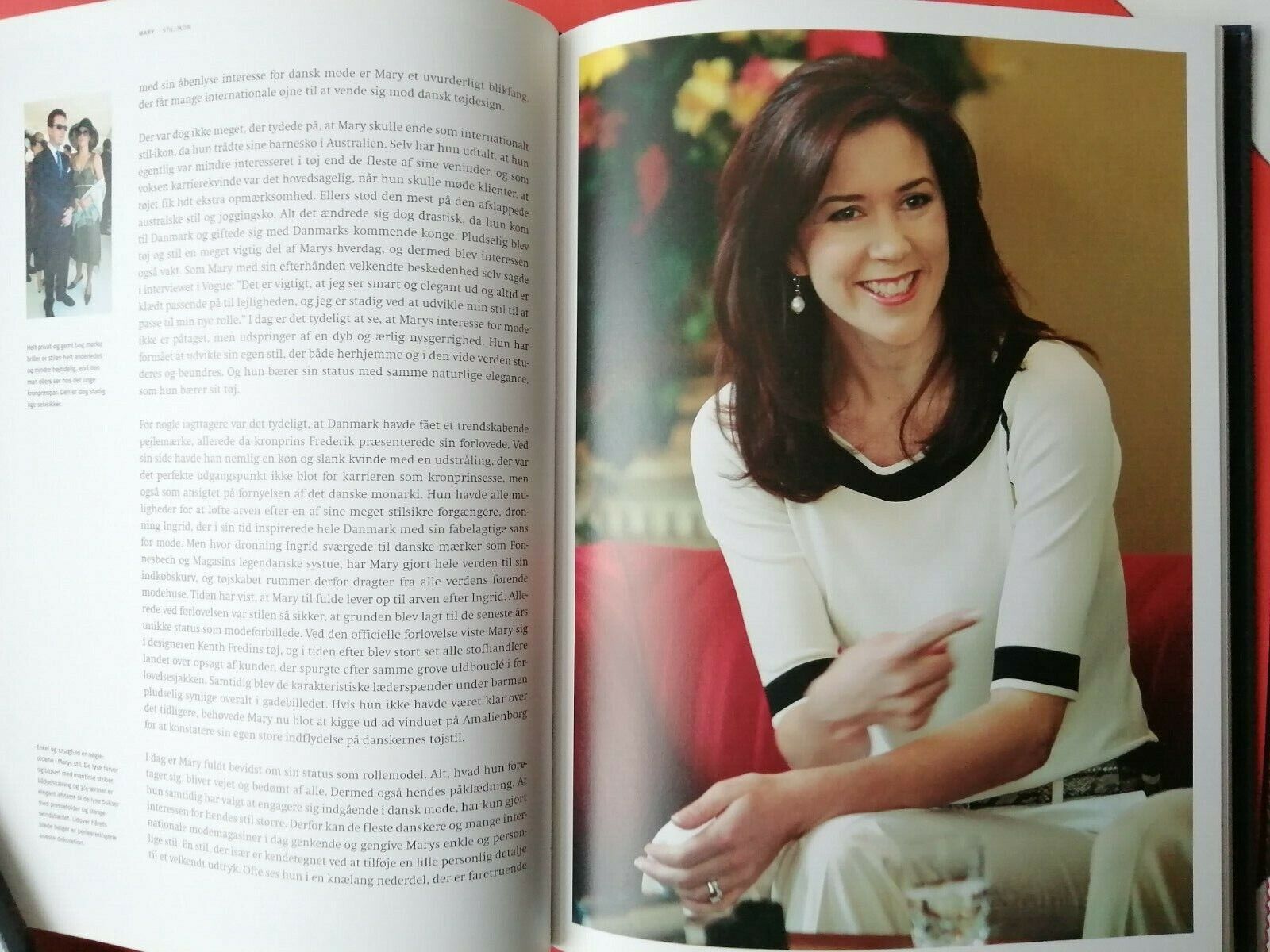 Danish book about Princess Mary of DenmarkA Princess with styleFrom 2006