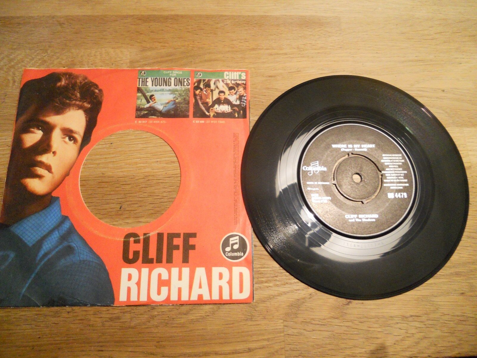 CLIFF RICHARD  THE SHADOWS PLEASE DON´T TEASE/ WHERE IS MY HEART NCB DANISH SEE