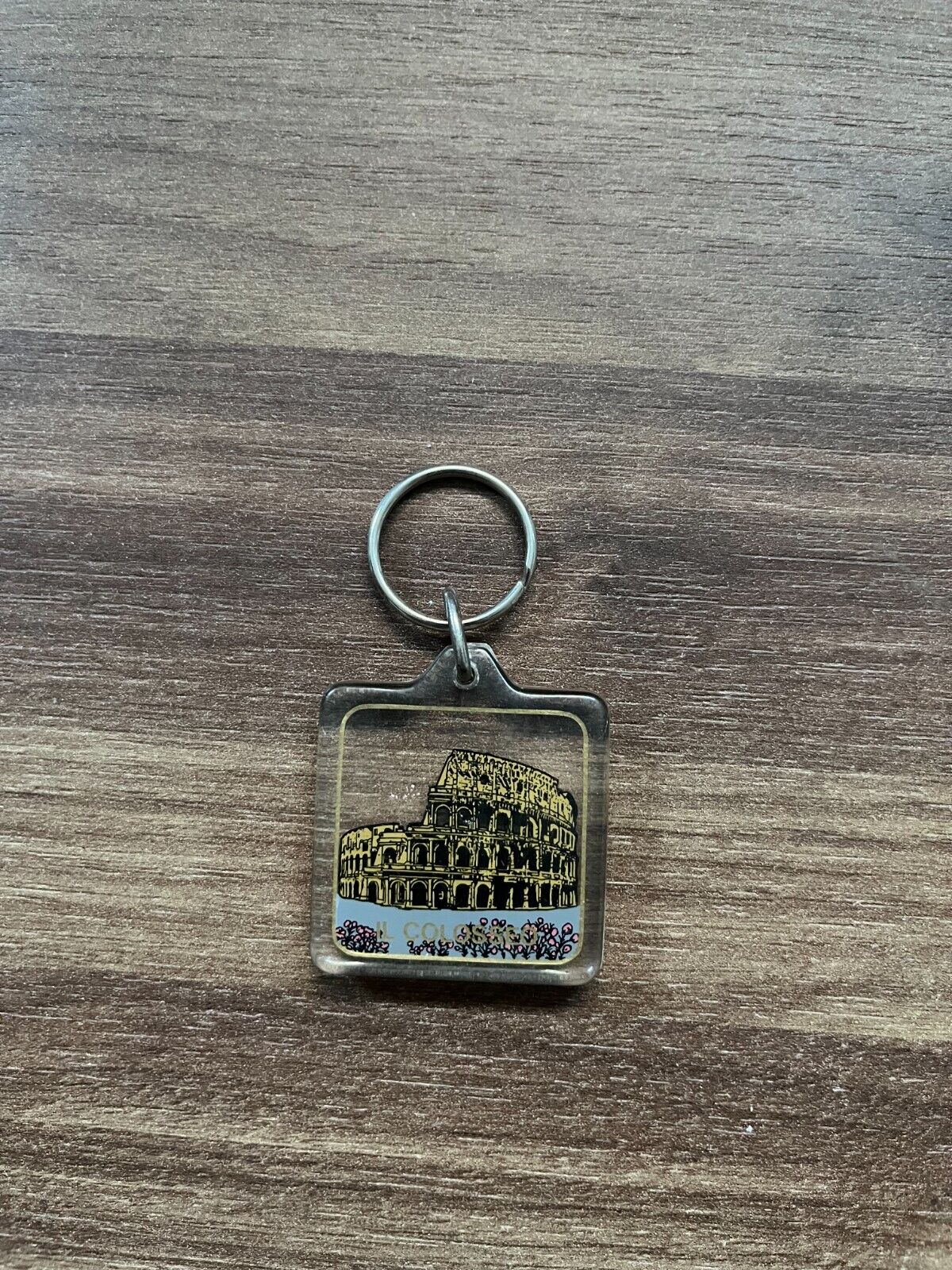 St. Peter's Basilica Vatican Italy Keychain Vintage Souvenir Retro