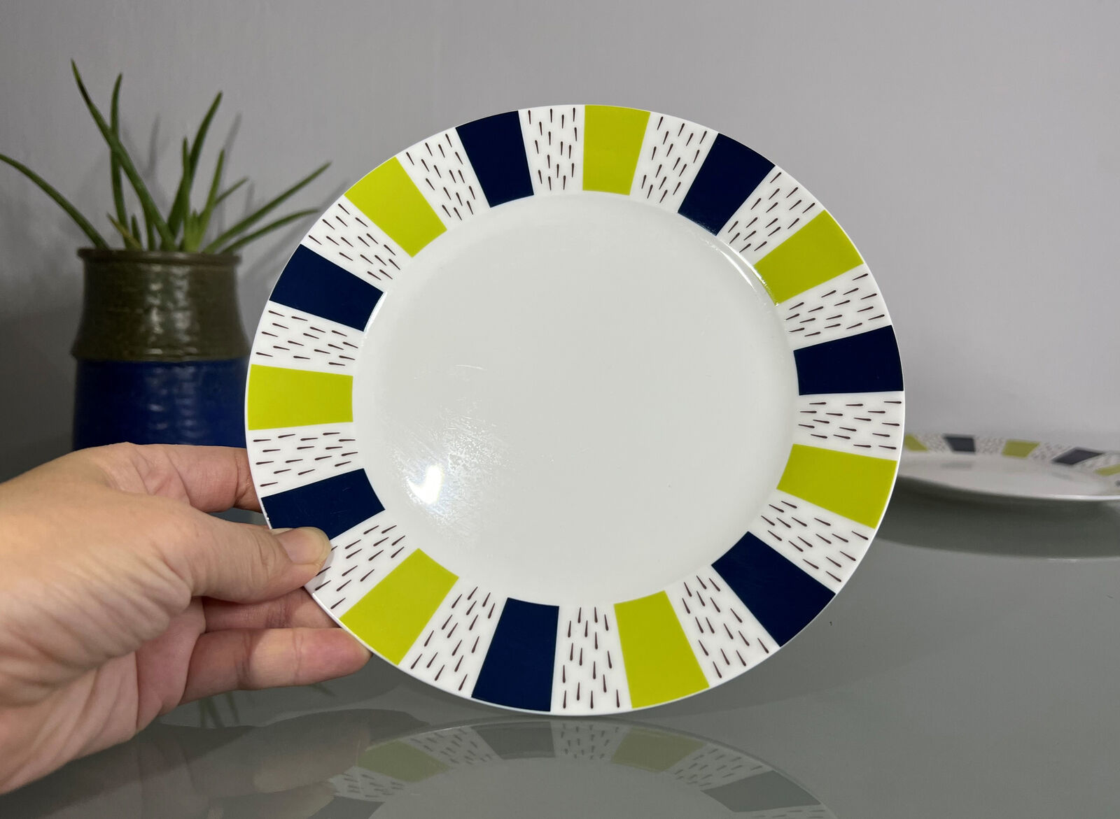 KF Retro Edition Salad Plate / Modern Design  after pattern of Stig Lindberg