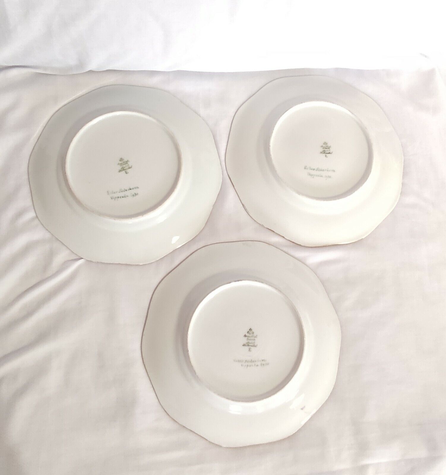 1920s Rosenthal Bavaria Porcelain Dinner Service Plates - Set of 3