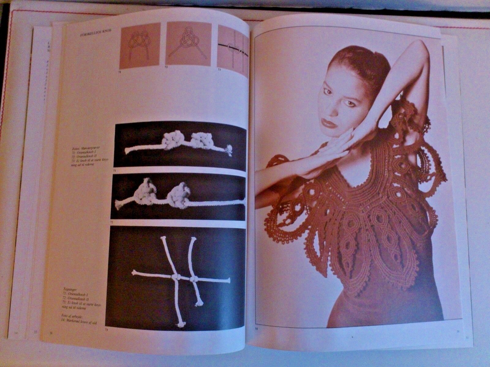 Danish Vintage book on the art of making MAKRAME Renata Madarova1990