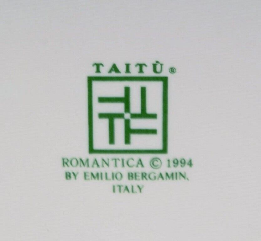 Emilio Bergamin for Taitù Romantica coffee service for eight people