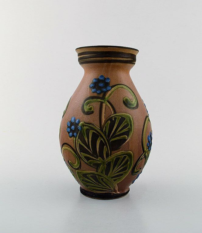 Kähler HAK glazed stoneware vase in modern design 1930 / 40's