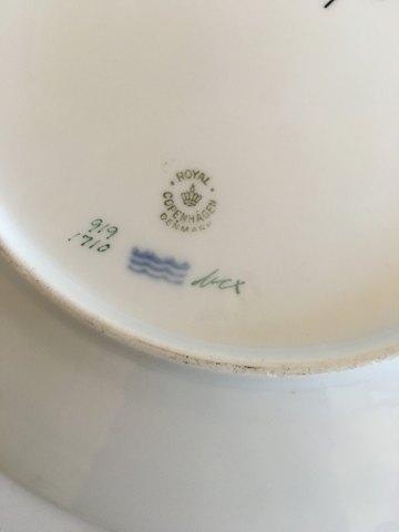 Royal Copenhagen Green Fish Plate No 919/1710 with Cyprinos Carpio