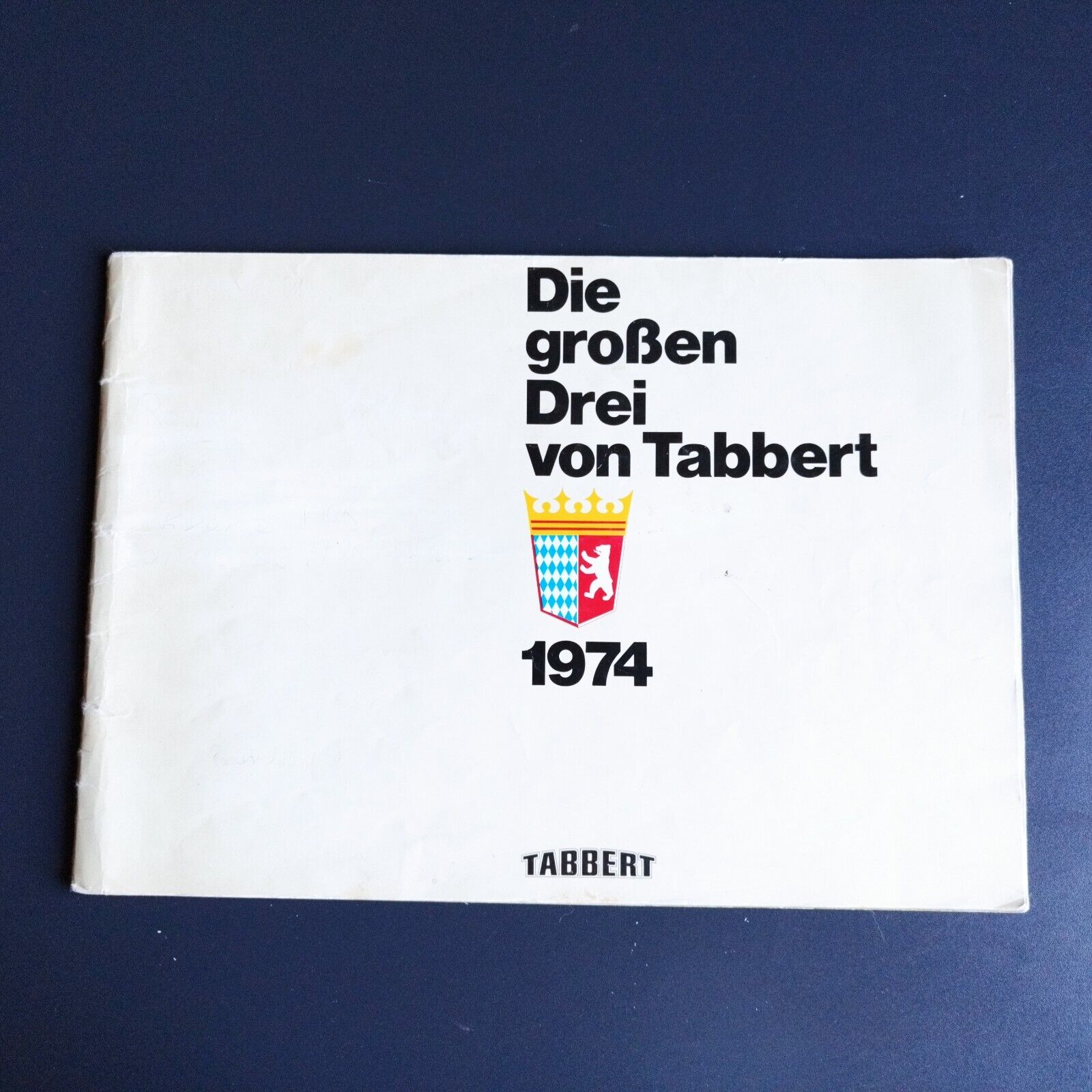 German TABBERT Caravan catalog from 1974