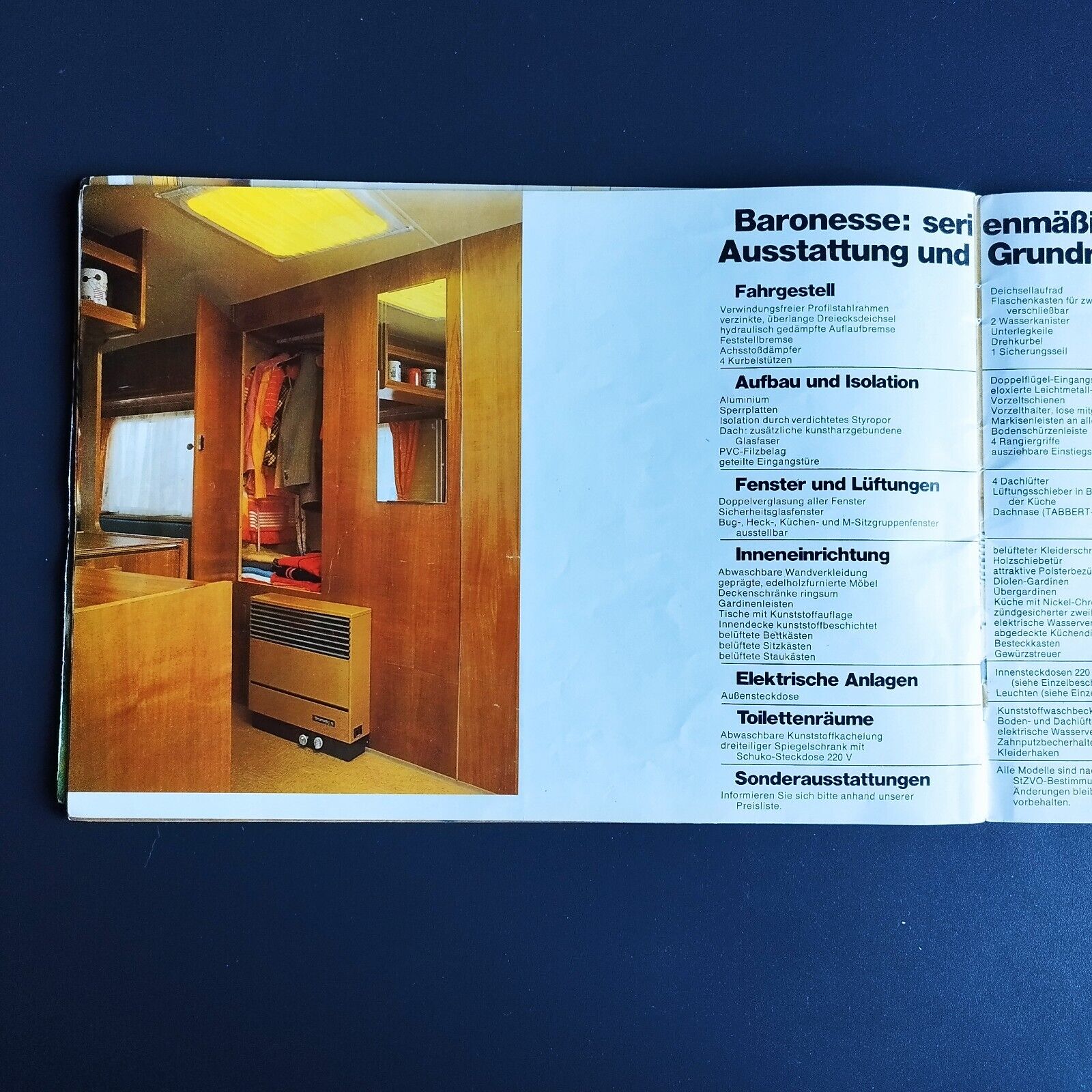 German TABBERT Caravan catalog from 1974