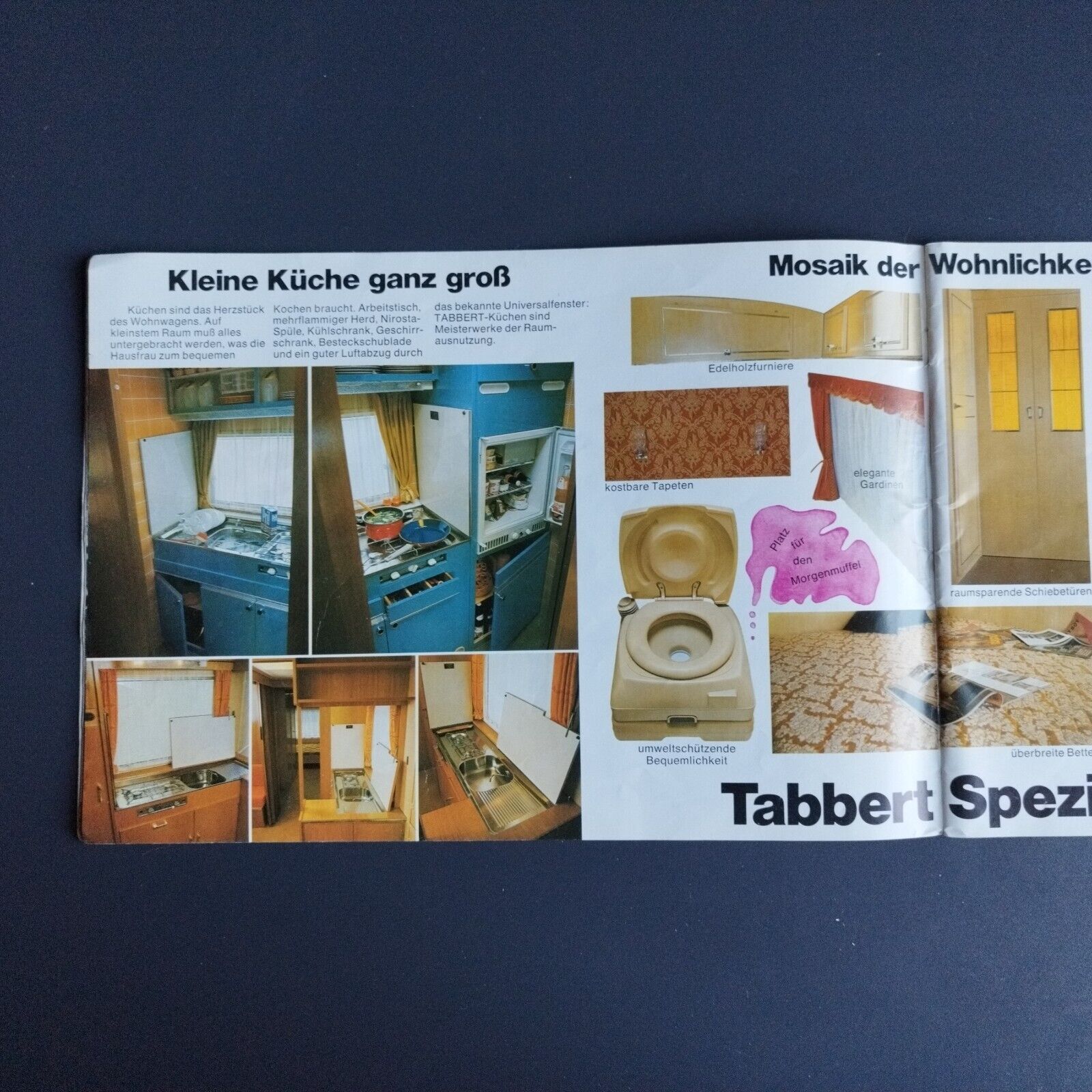 German TABBERT Caravan catalog from 1974