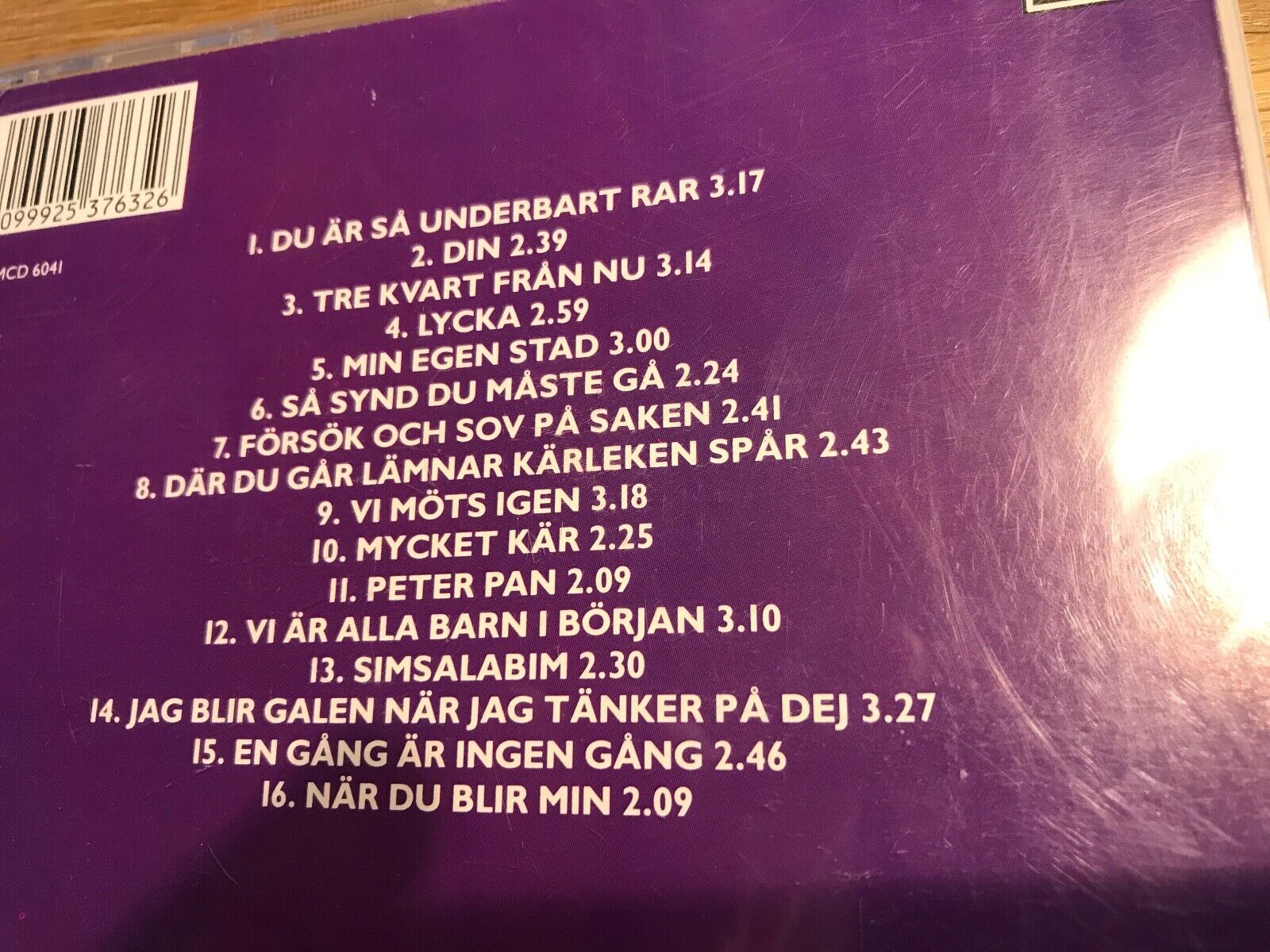 ANNI-FRID LYNGSTAD "PÅ EGEN HAND" 1991 16 TRACK EMI SVENSKA AB ABBA RELATED ANNI