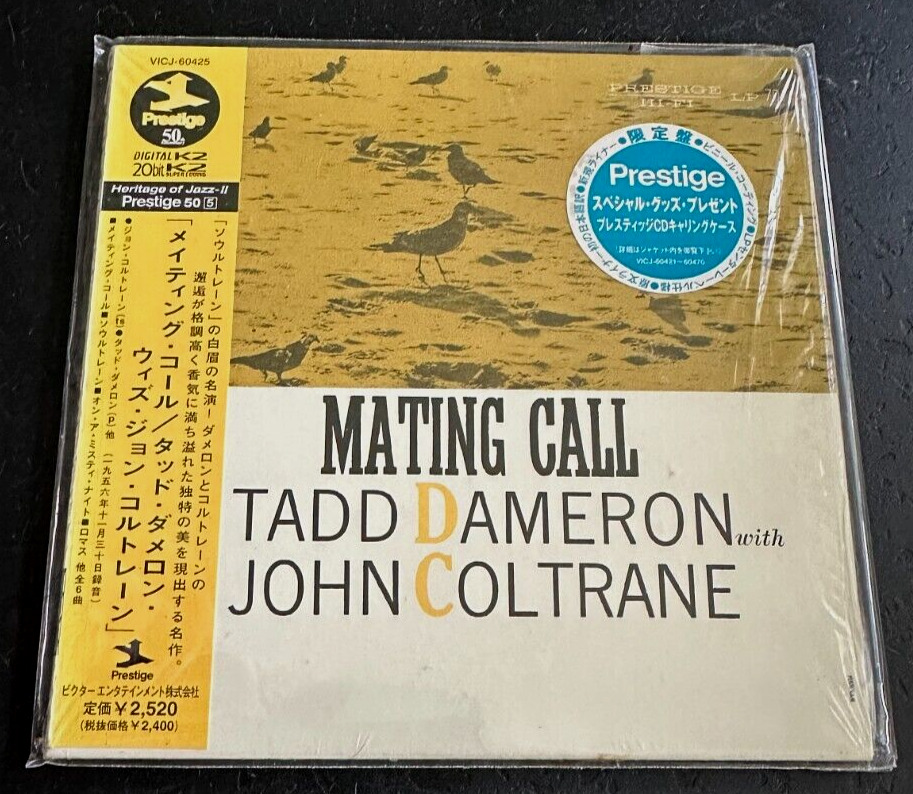 TADD DAMERON WITH JOHN COLTRANE  ''MATING CALL'' - MINI LP JAPAN CD - PRESTIGE