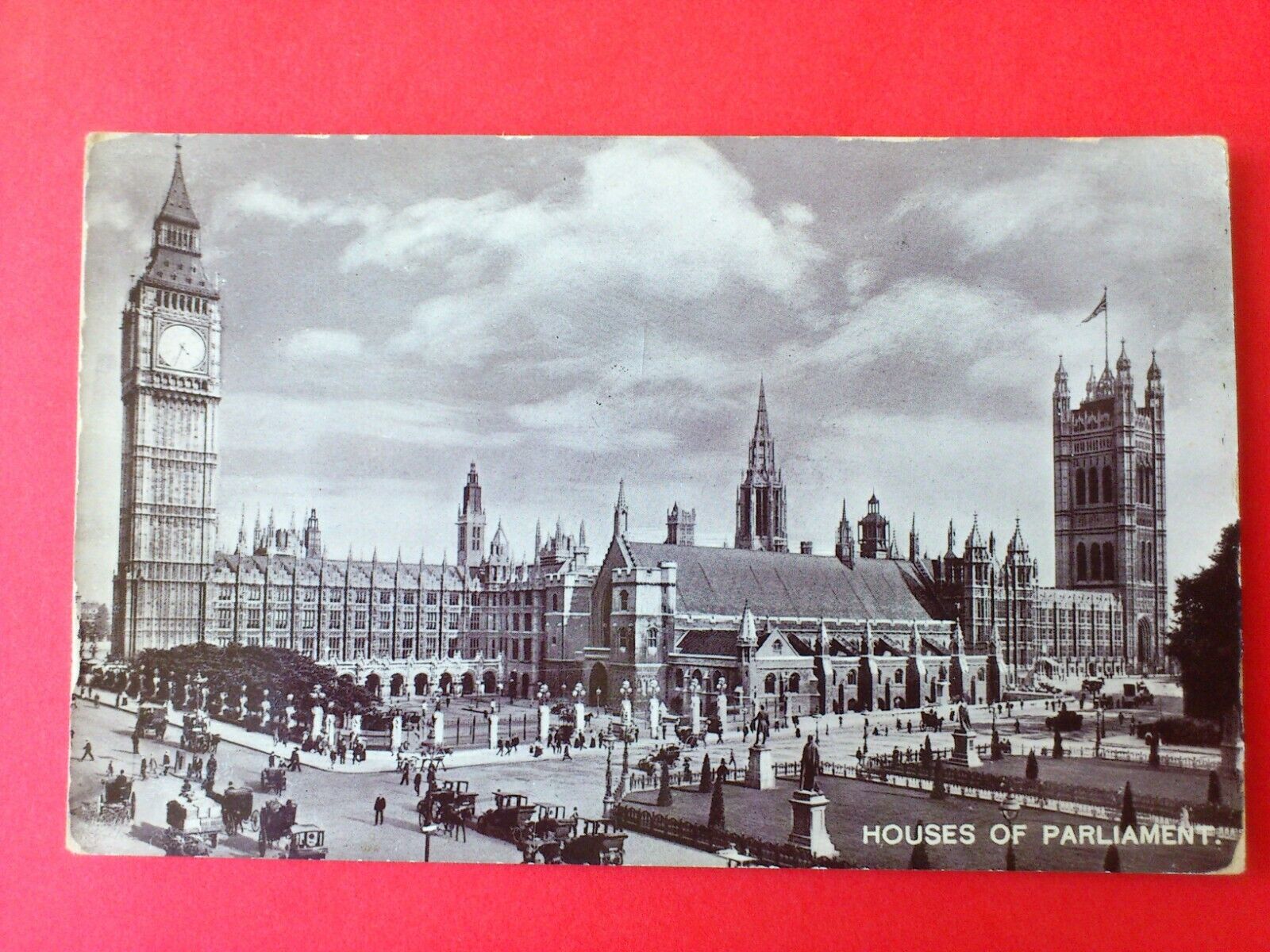 Antique Postcard UKLondonHouses of Parliament ca 1910-20Unposted