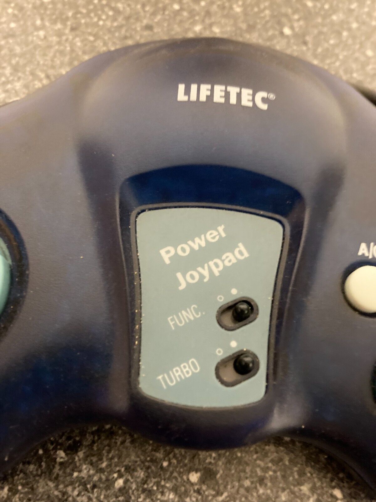 Lifetec Power Joypad LT 9371 Retro Gaming Controller - Turbo Function Vintage