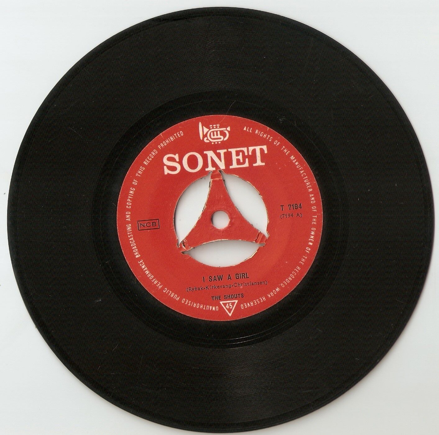 THE SHOUTS I SAW A GIRL  PLEASE DON`T DO DANISH 45 7" 1965 MOD FREAKBEAT   HEAR