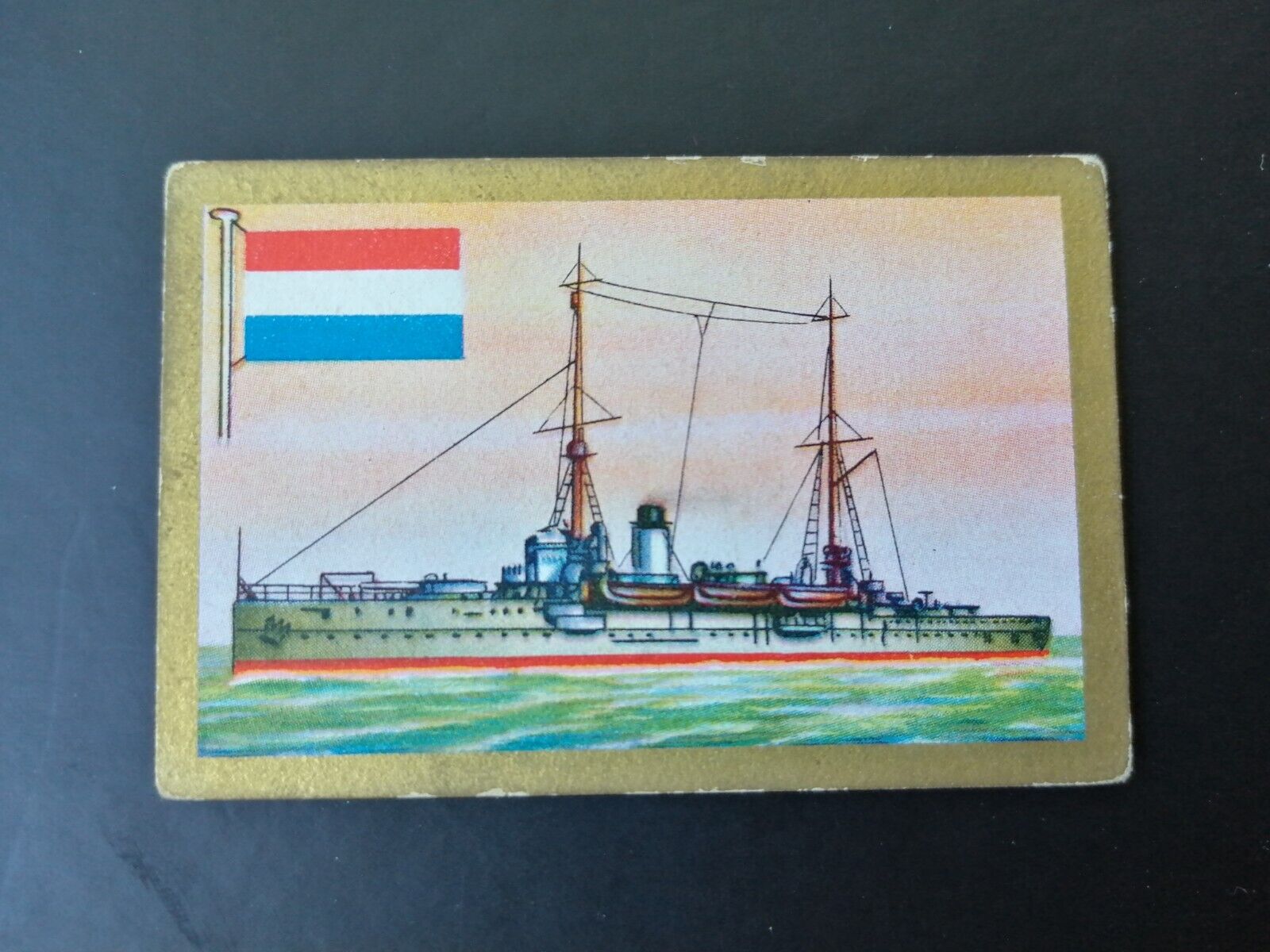 German SABA tobacco ship trading card 1931-33No 165 "Jacob-van-Heemskerk"Hollan