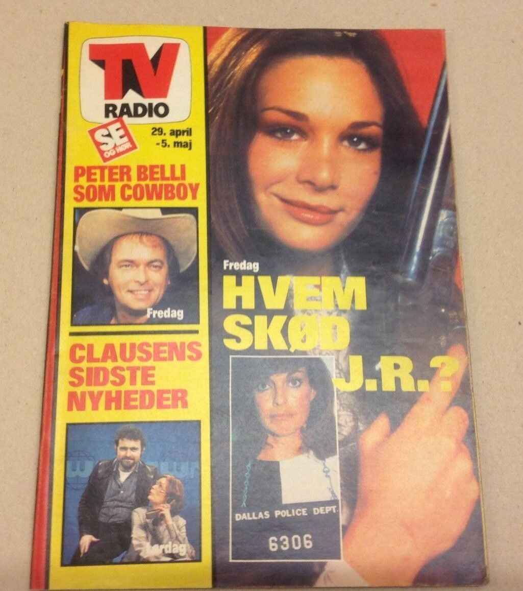 Queen Anne-Marie Greece Front Cover Vintage Danish Magazine 1982 "Se og Hoer"