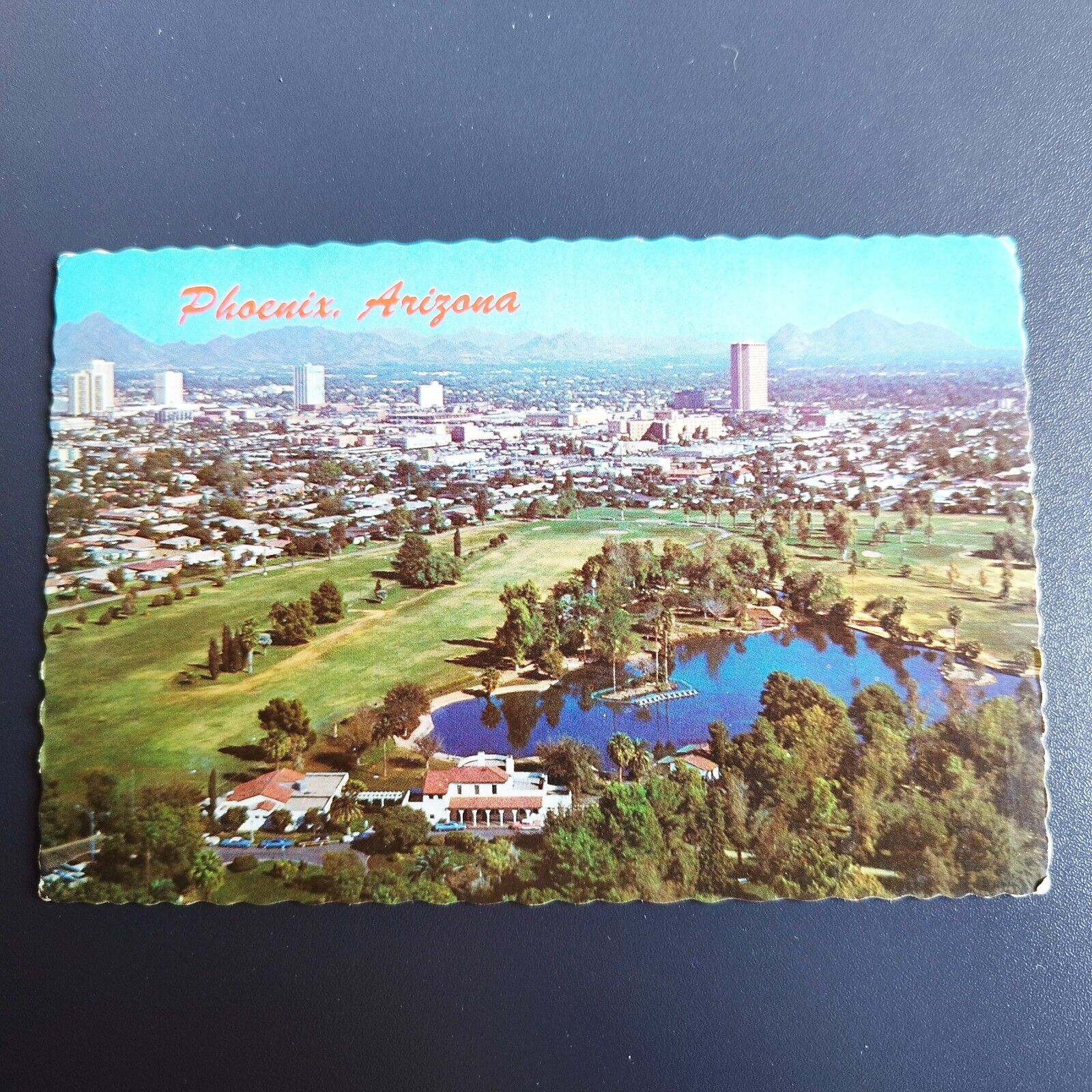 Arizona Phoenix Aerial view Viewed across Encanto Golf Course