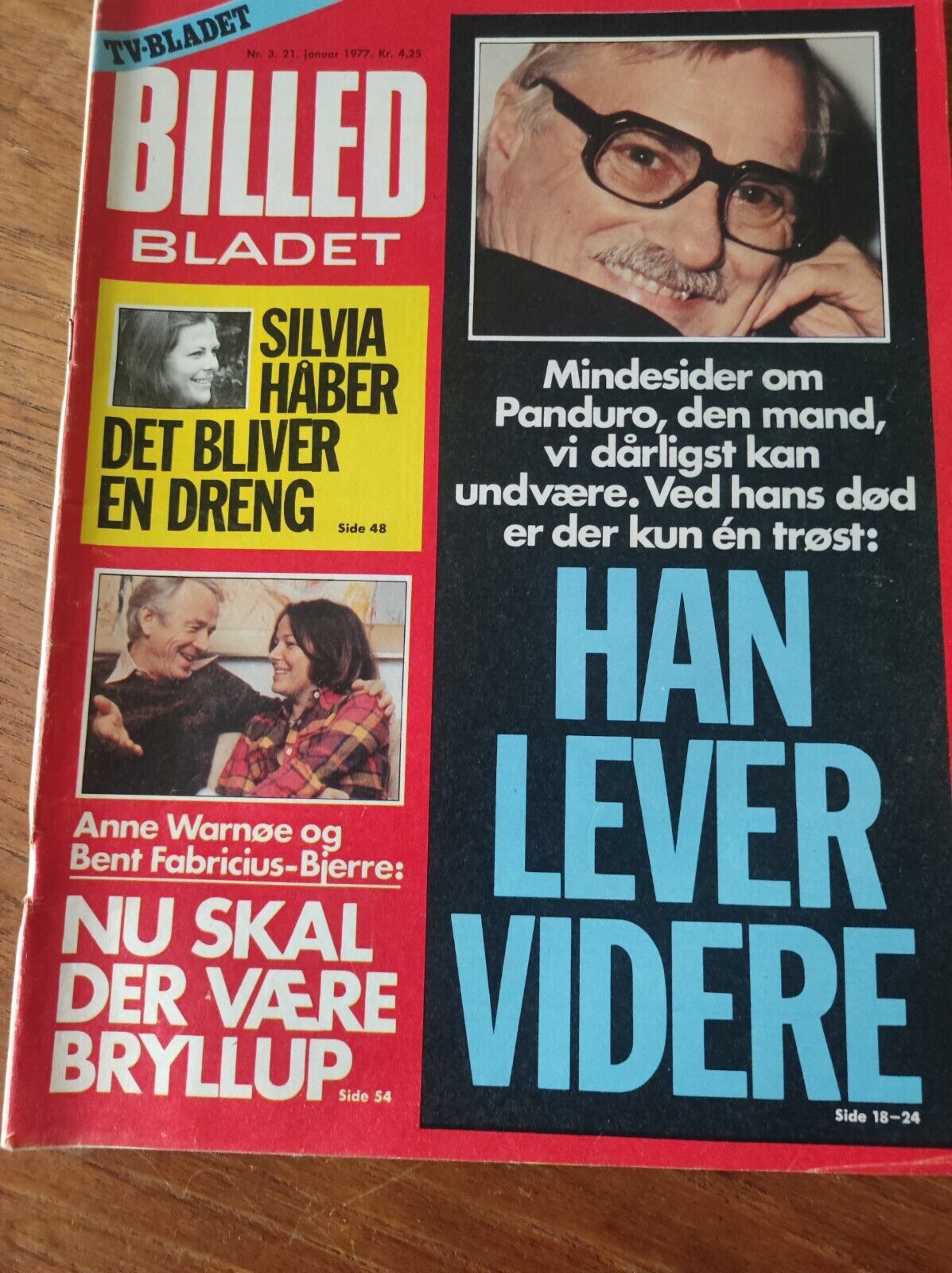 QUEEN SILVIA Upstairs Downstairs 1977 Danish Magazine BB133