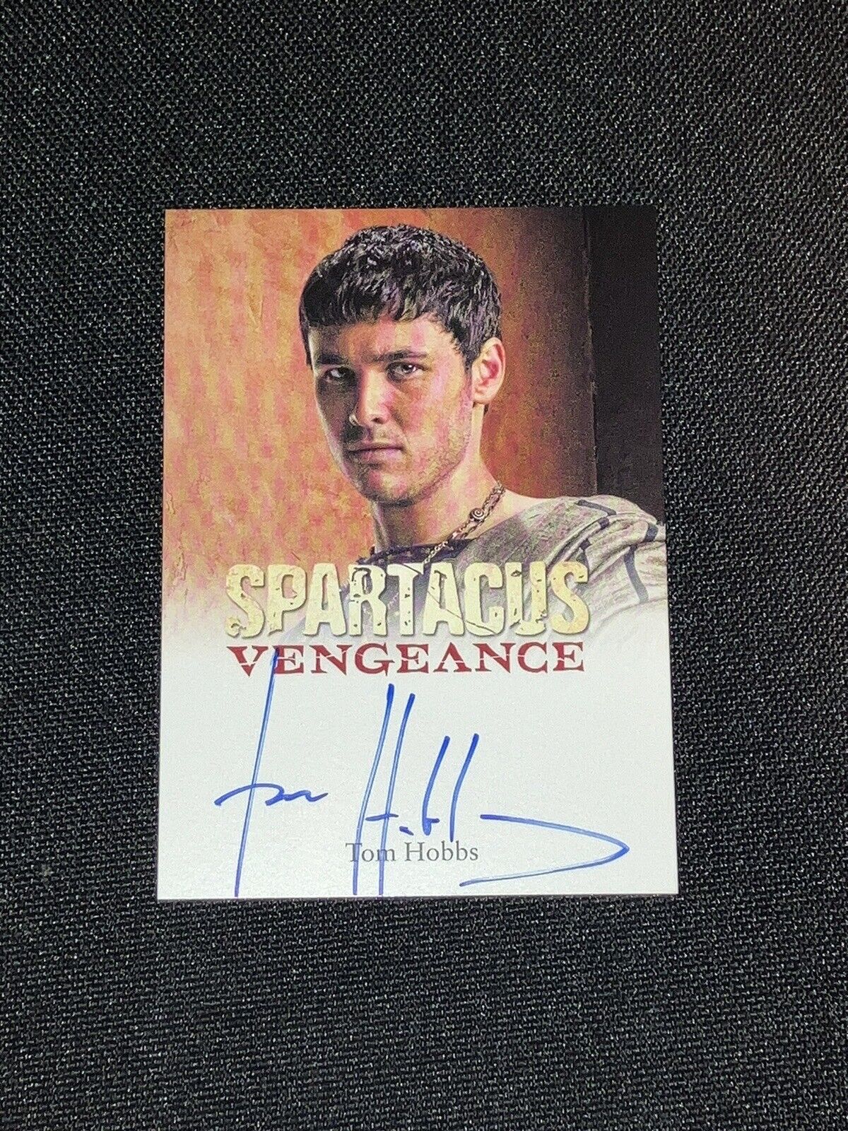 Spartacus: Vengeance Autograph Card Official Signed by Tom Hobbs as Seppius