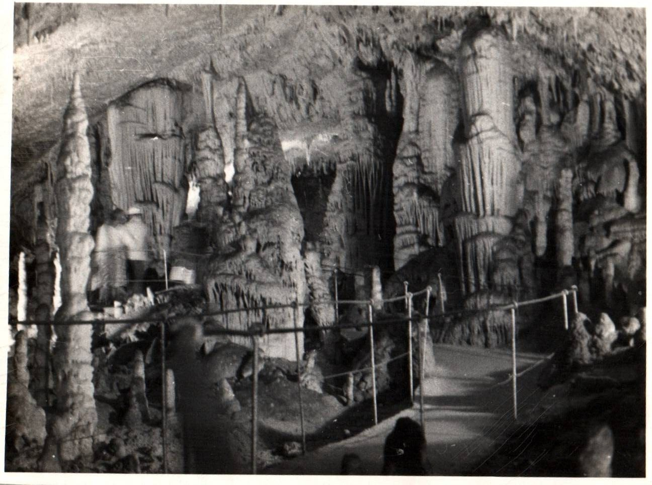 Stalactite Cavern Denmark 1900 - 1950s Rare Vintage Photo Small Size 11x8cm