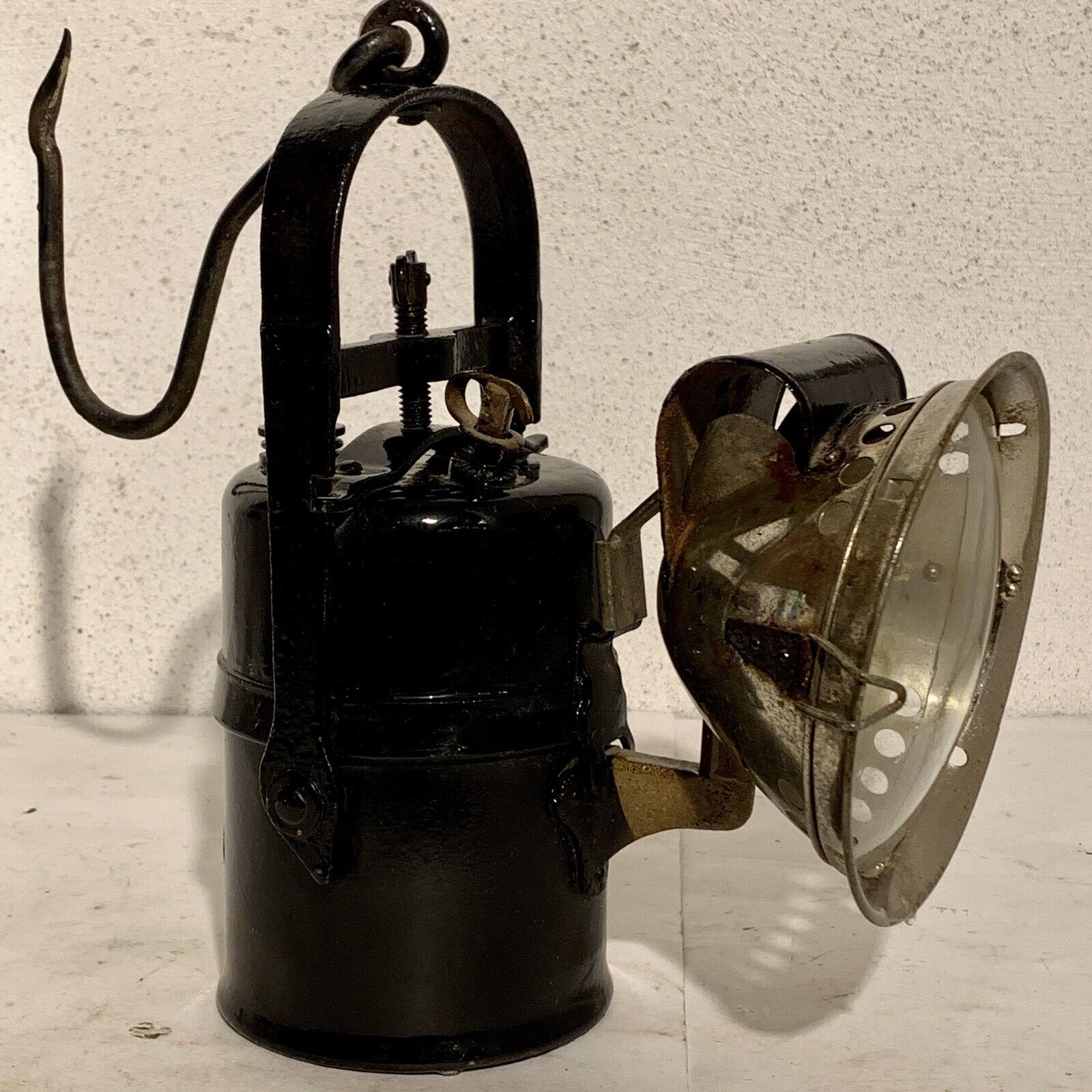 Antique Lux Acetylene Mine Lamp no 905A Sweden Start 1900s