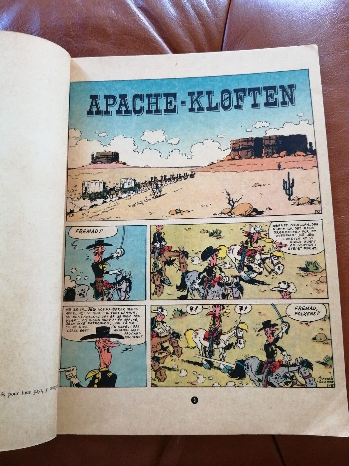 Denmarkcomic book"Lucky Luke" Morris  Goscinny 1972