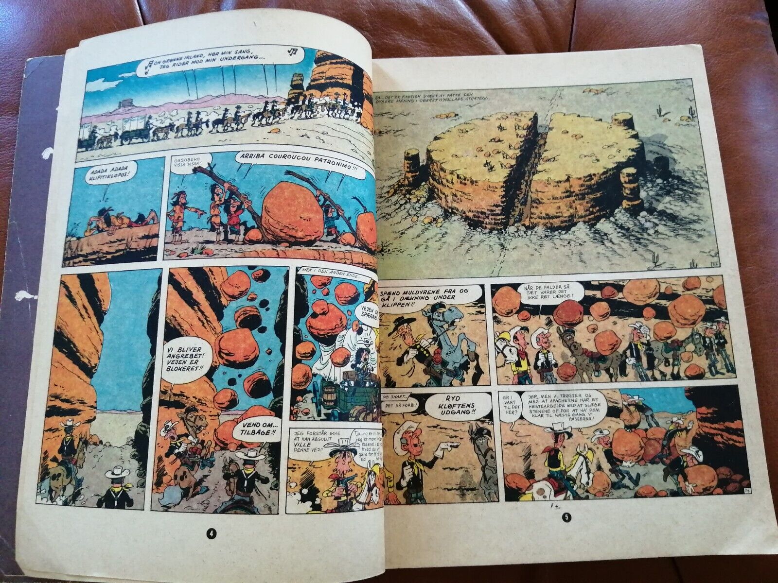 Denmarkcomic book"Lucky Luke" Morris  Goscinny 1972