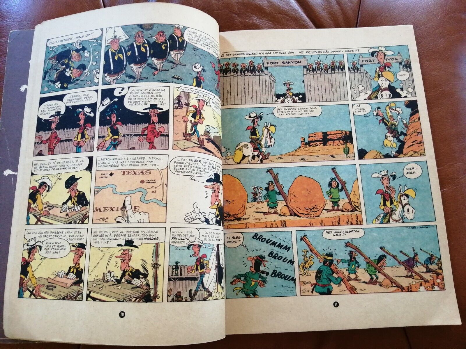 Denmarkcomic book"Lucky Luke" Morris  Goscinny 1972