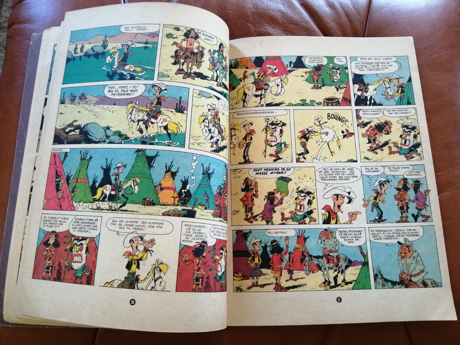 Denmarkcomic book"Lucky Luke" Morris  Goscinny 1972