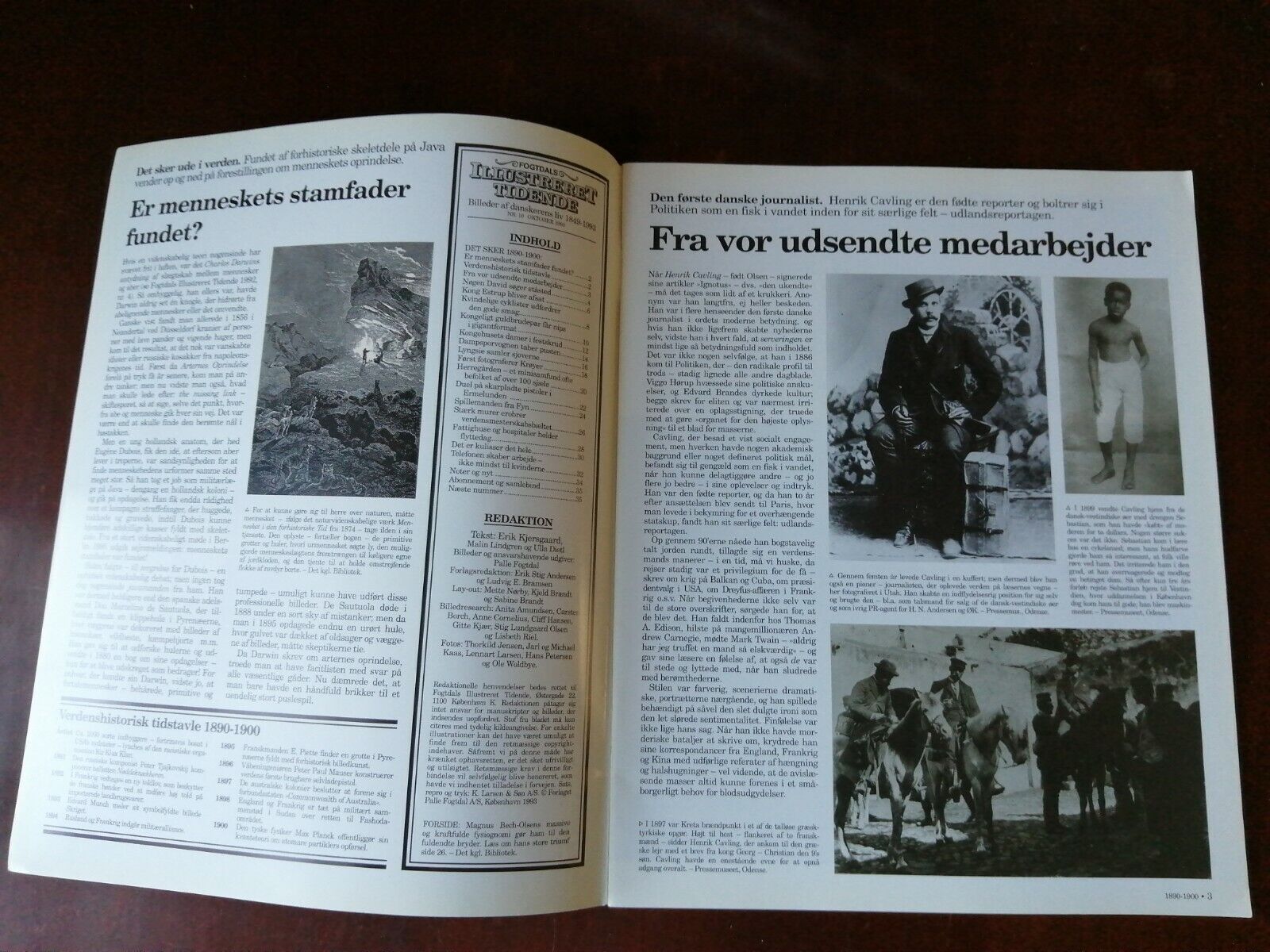 Fogtdals Illustreret Tidende:Picand stories of Danish life 1890-1900No 10 1993