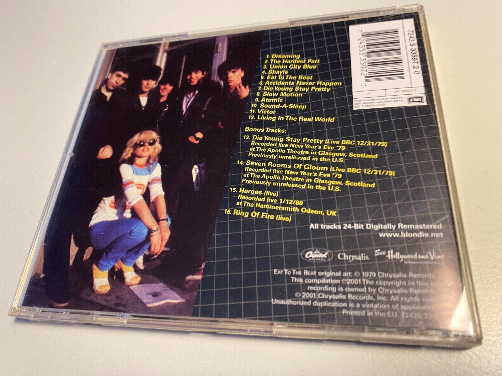 BLONDIE "EAT TO THE BEAT" CD ALBUM + 4 LIVE BONUS TRACKS CAPITOL  CHRYSALIS EU