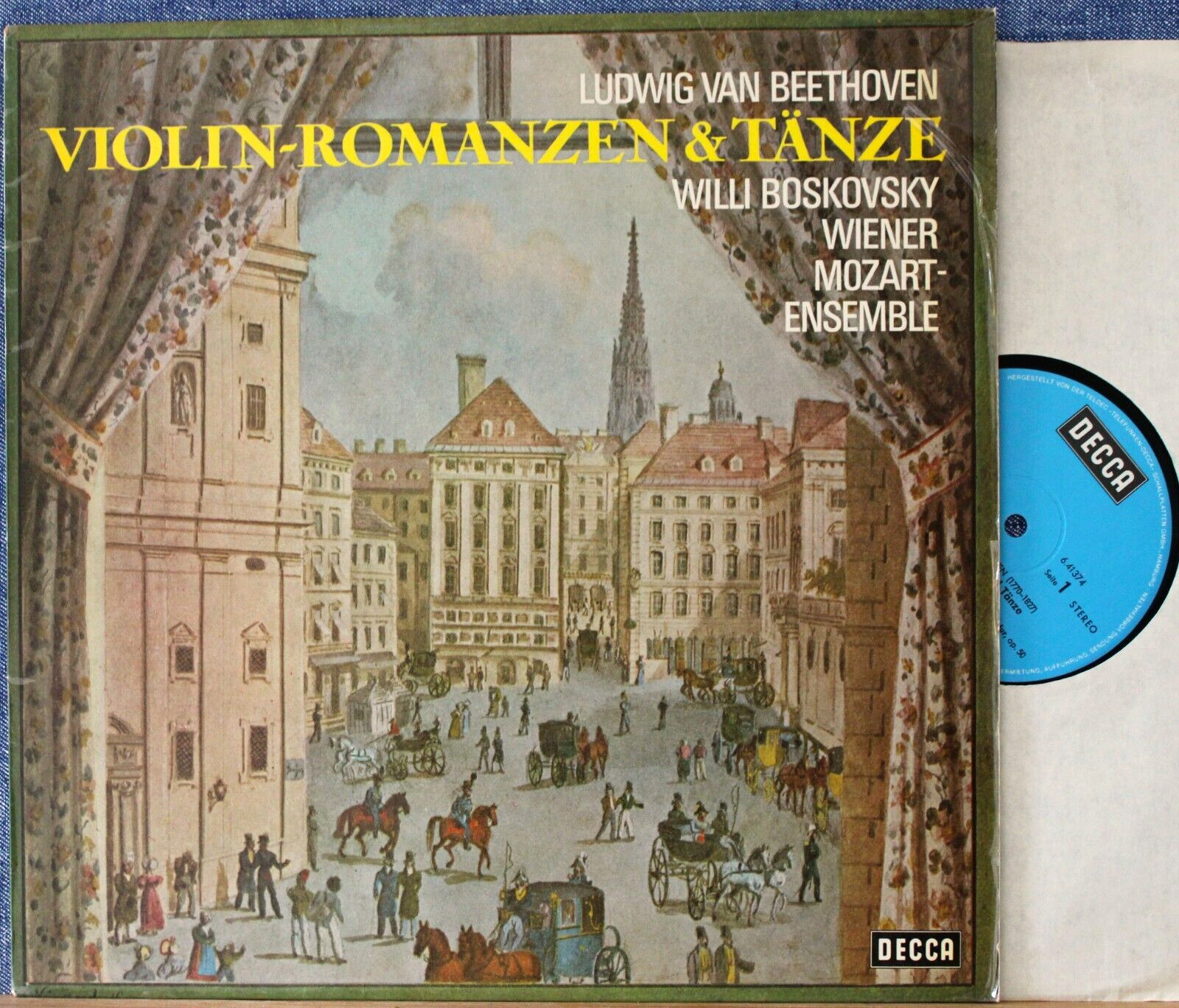 Boskovsky Beethoven (Romances; Dances) Decca 61374 NM