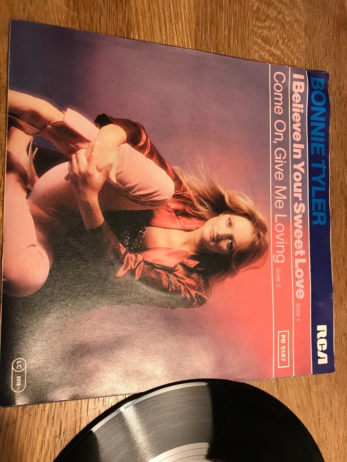 BONNIE TYLER I BELIEVE IN YOUR SWEET LOVE/COME ON GIVE ME LOVING 1979 RCA GERMA