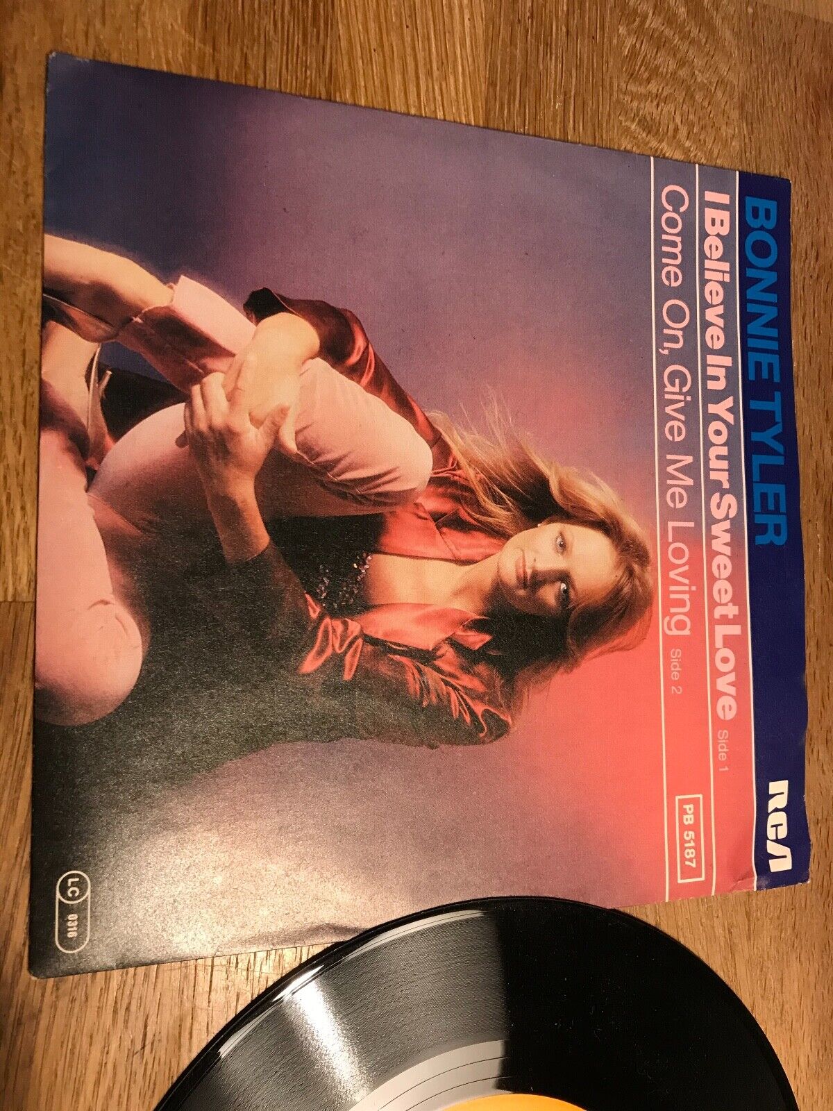 BONNIE TYLER I BELIEVE IN YOUR SWEET LOVE/COME ON GIVE ME LOVING 1979 RCA GERMA