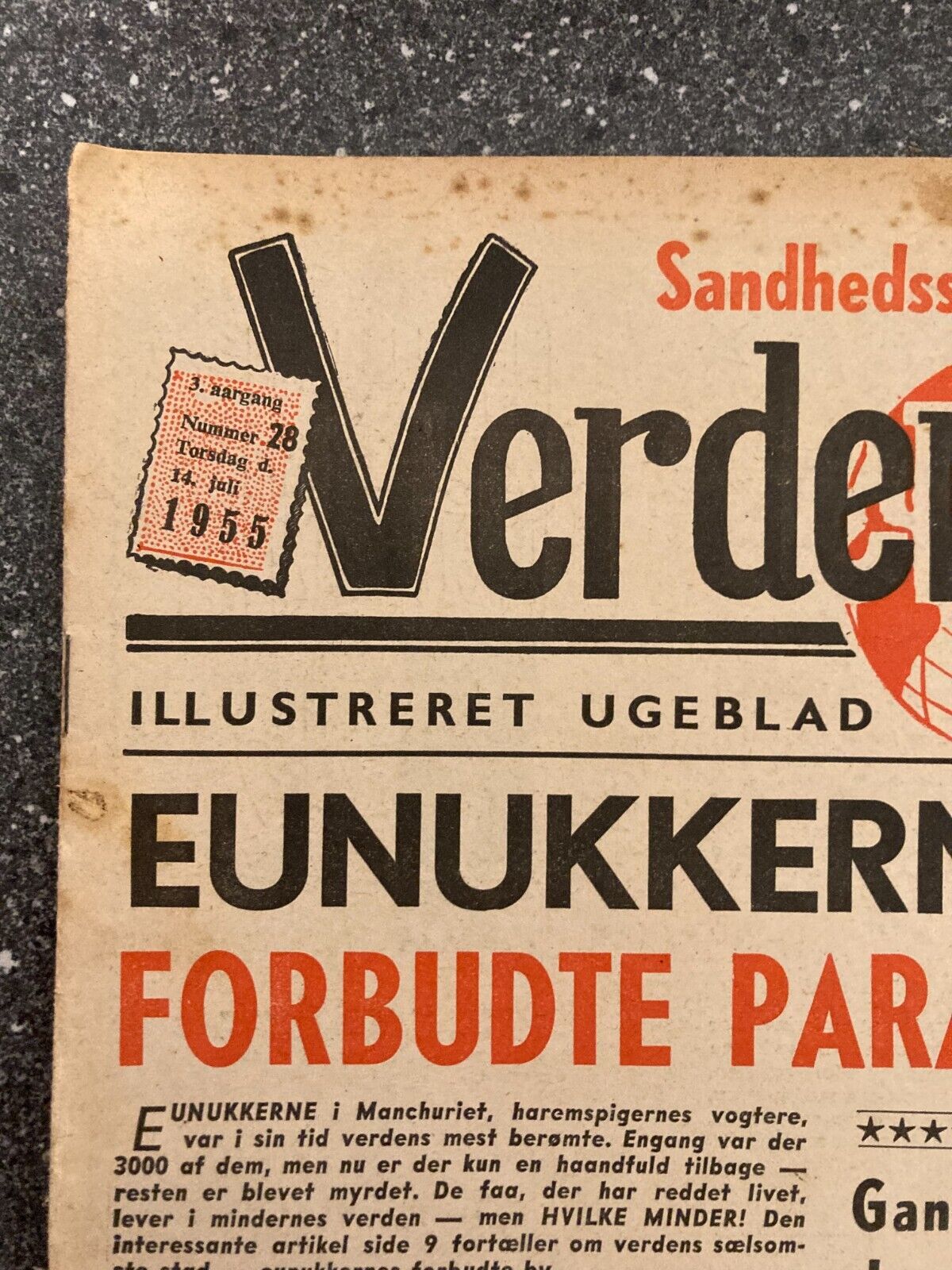 Vivian Dancer Hamburg Novella Parigini Danish Magazine 1955 "Verden Rundt"