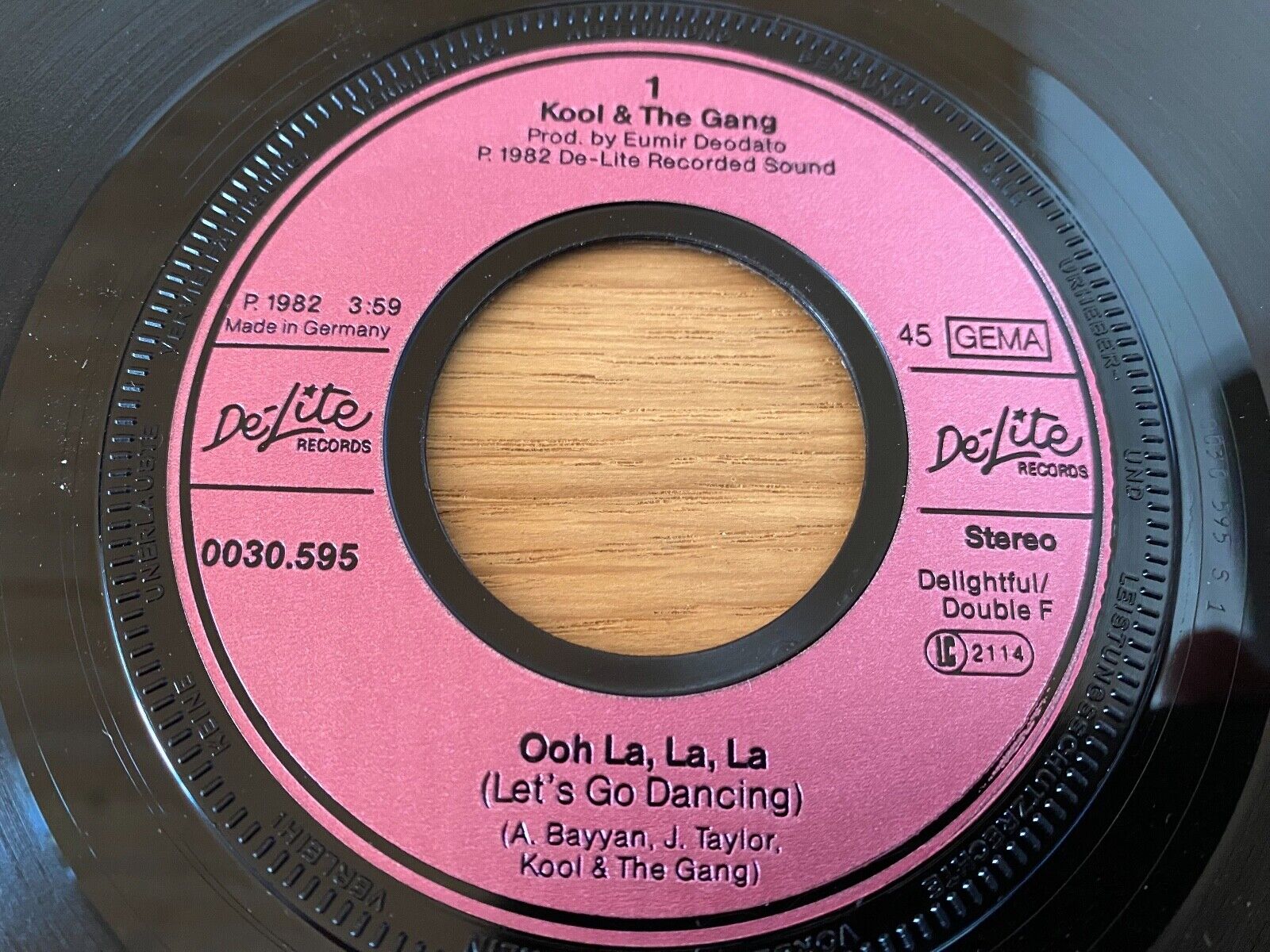 KOOL  THE GANG "OOH LA LA LA (LET´S GO DANCING) / BE MY LADY" DE-LITE RECORDS